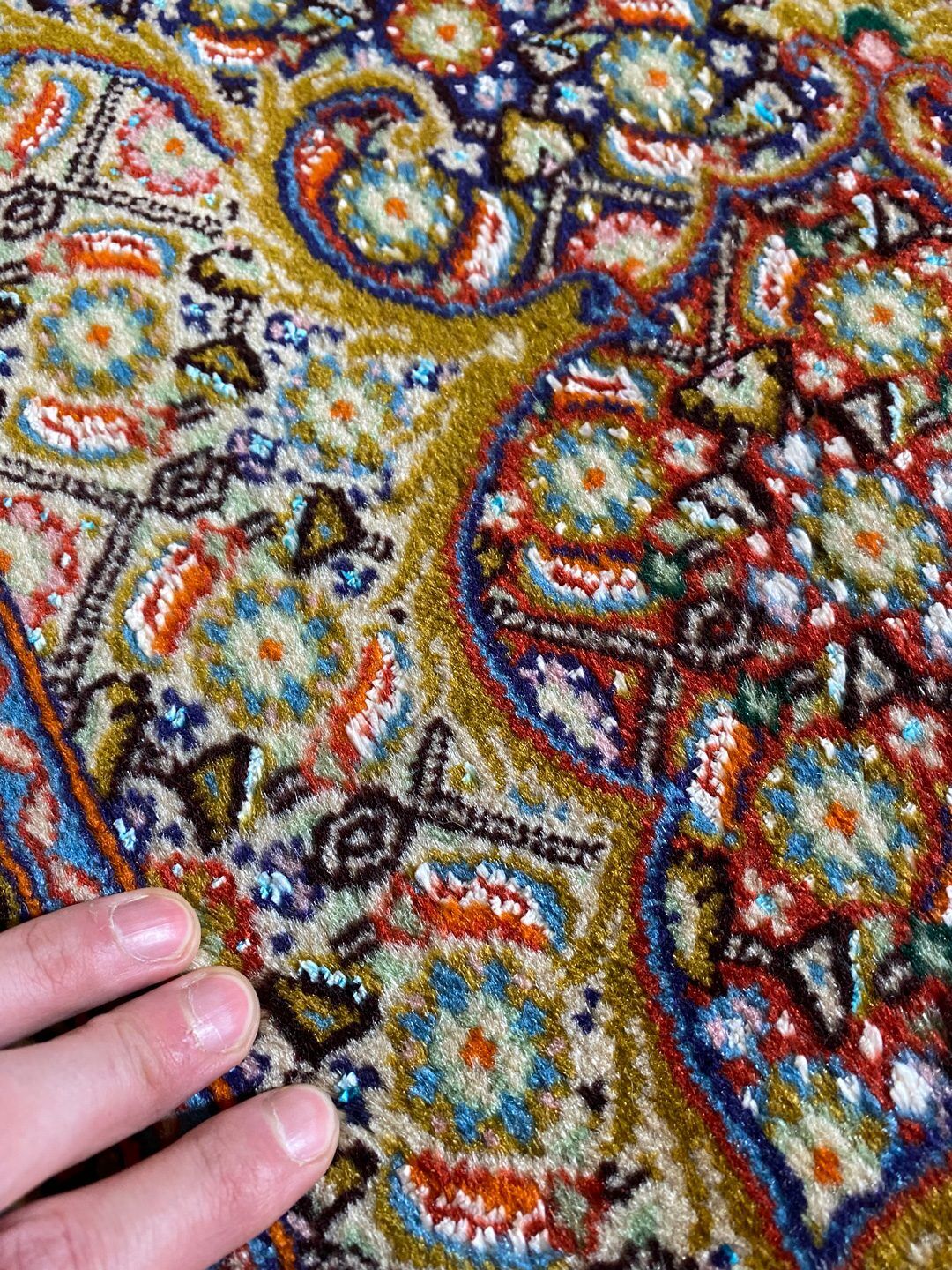 Superfine 3.3x2.4M Mood Persian Rug (Silkinlaid) - Image 7