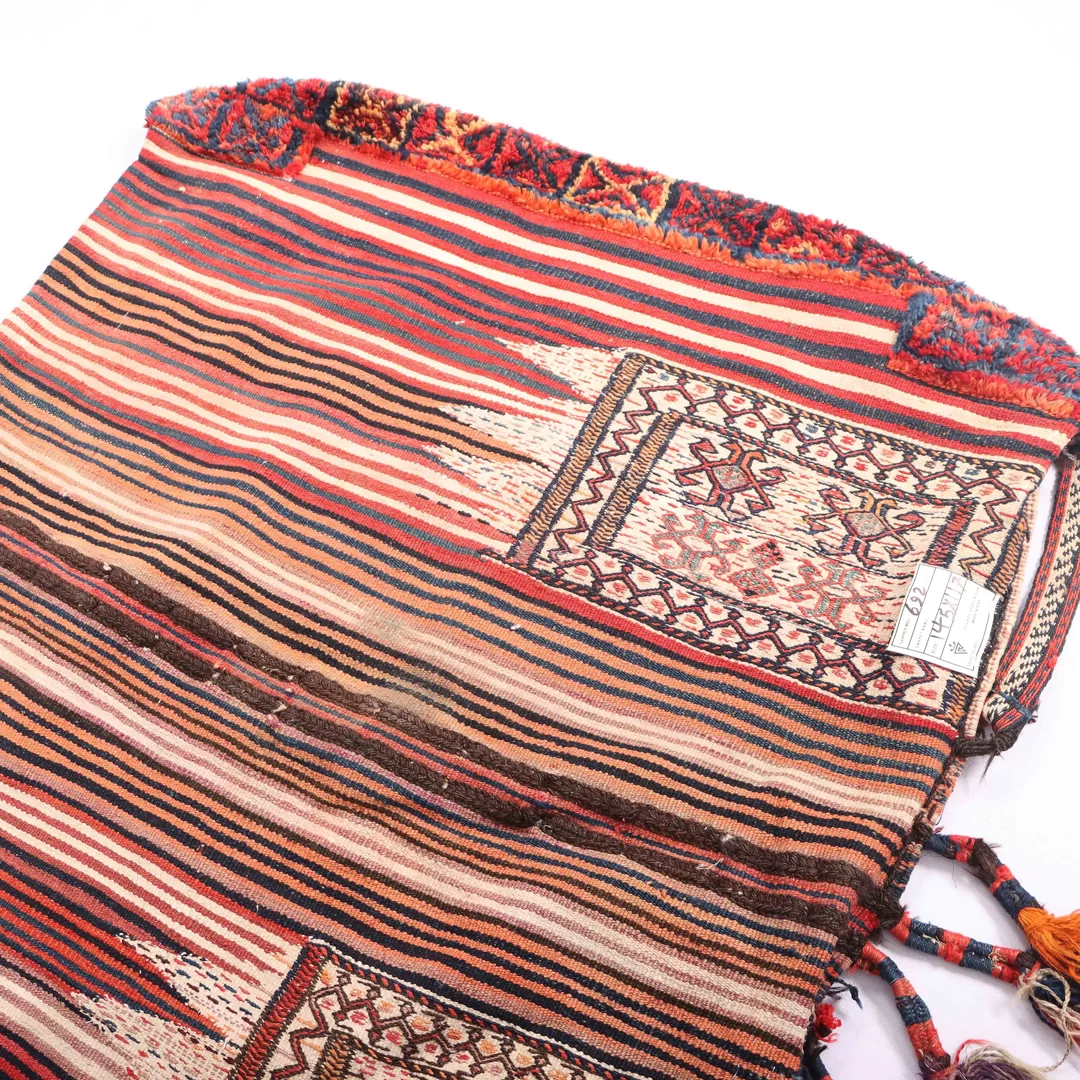 Antique Persian Balouchi Saddle Bag - Image 4