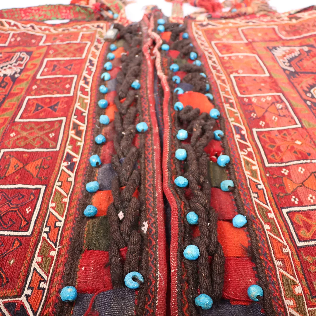 Antique Persian Balouchi Saddle Bag - Image 7