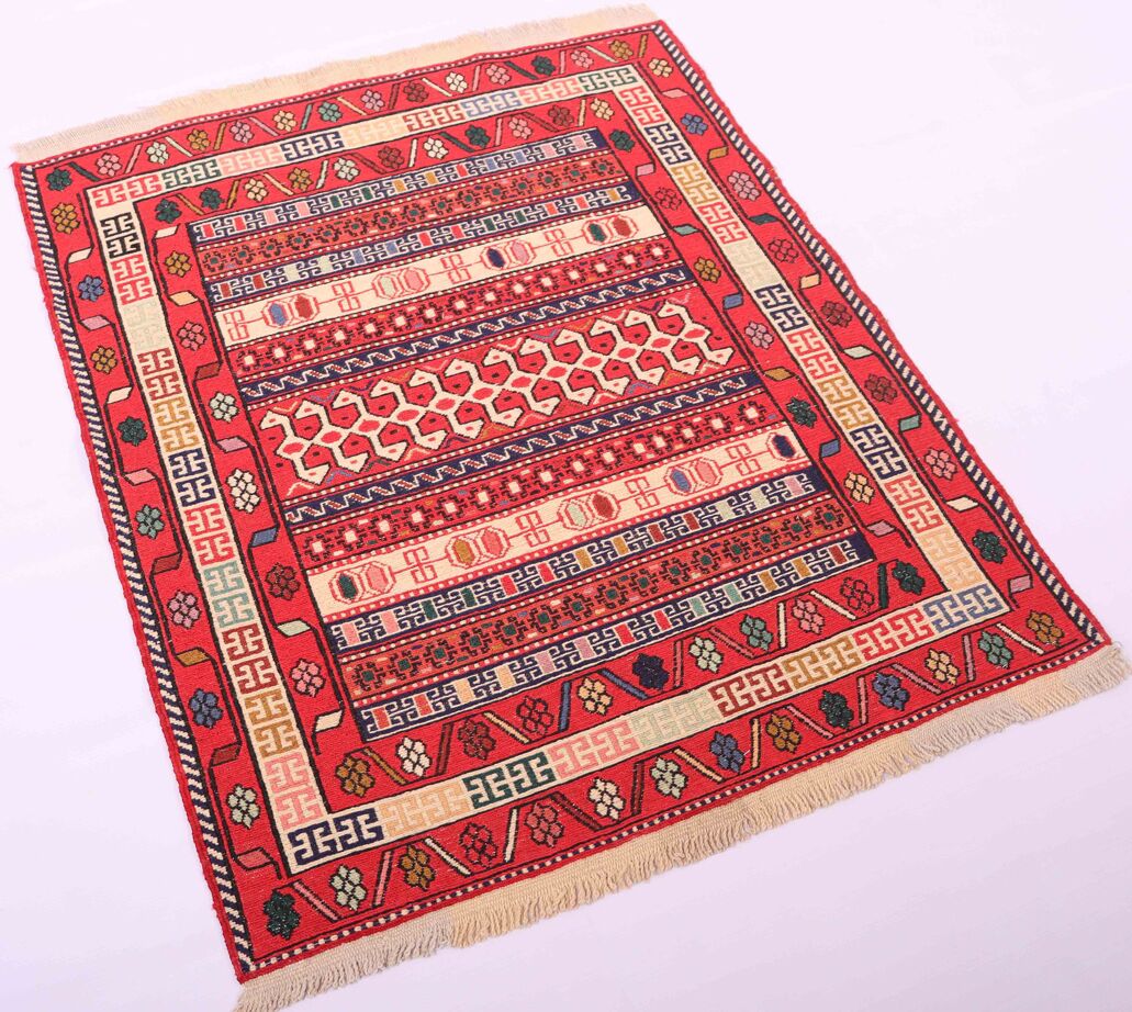 1x0.8M Persian Sumak Kilim Rug - Image 2