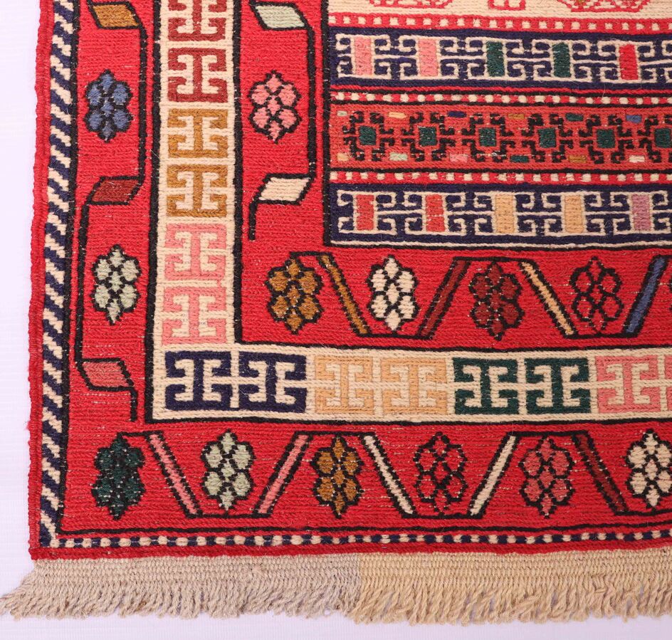 1x0.8M Persian Sumak Kilim Rug - Image 4