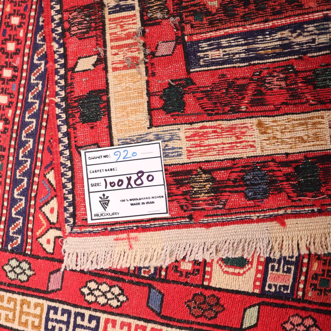 1x0.8M Persian Sumak Kilim Rug - Image 5