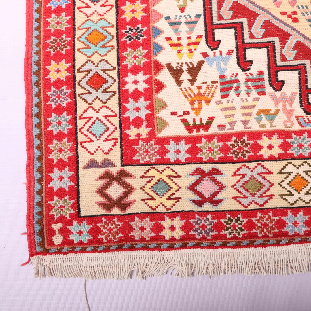 1x0.8M Persian Sumak Kilim Rug - Image 3