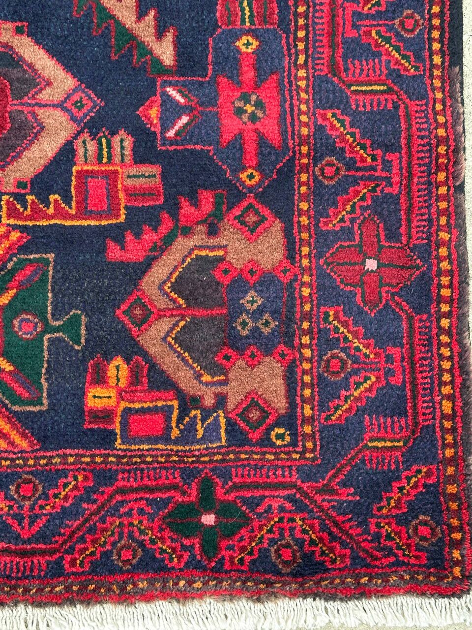 1.8x1.05m Zanjan Persian Rug - Image 3