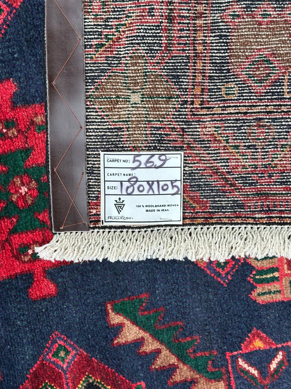1.8x1.05m Zanjan Persian Rug - Image 7