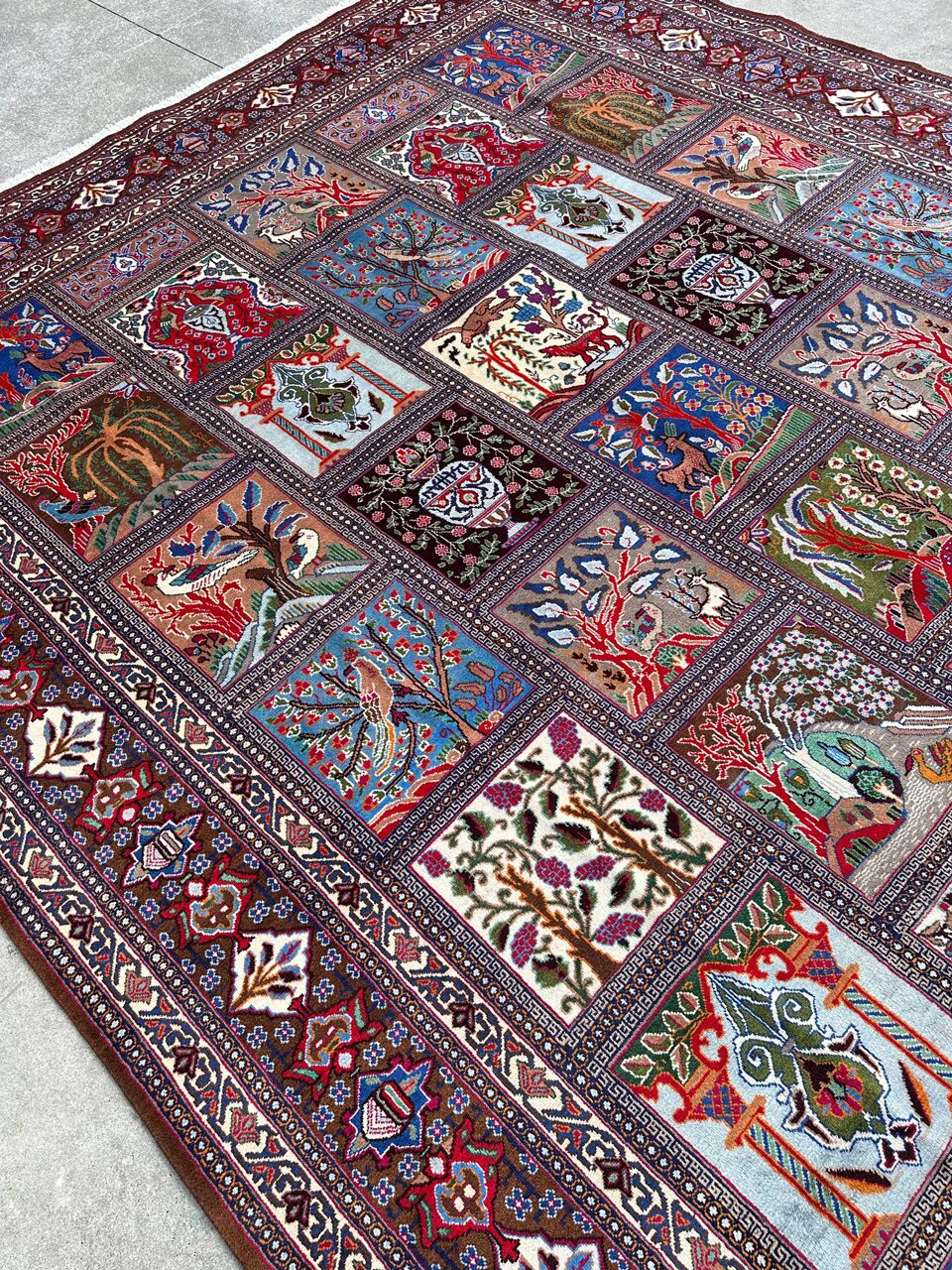 4x3M Garden Design Kashmar Persian Rug - Image 9