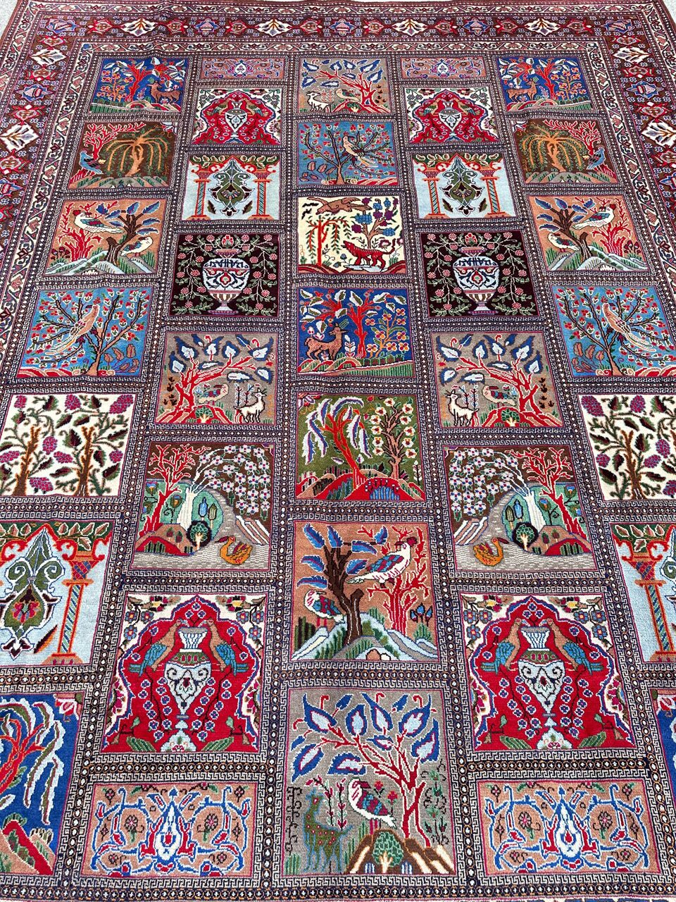 4x3M Garden Design Kashmar Persian Rug - Image 8