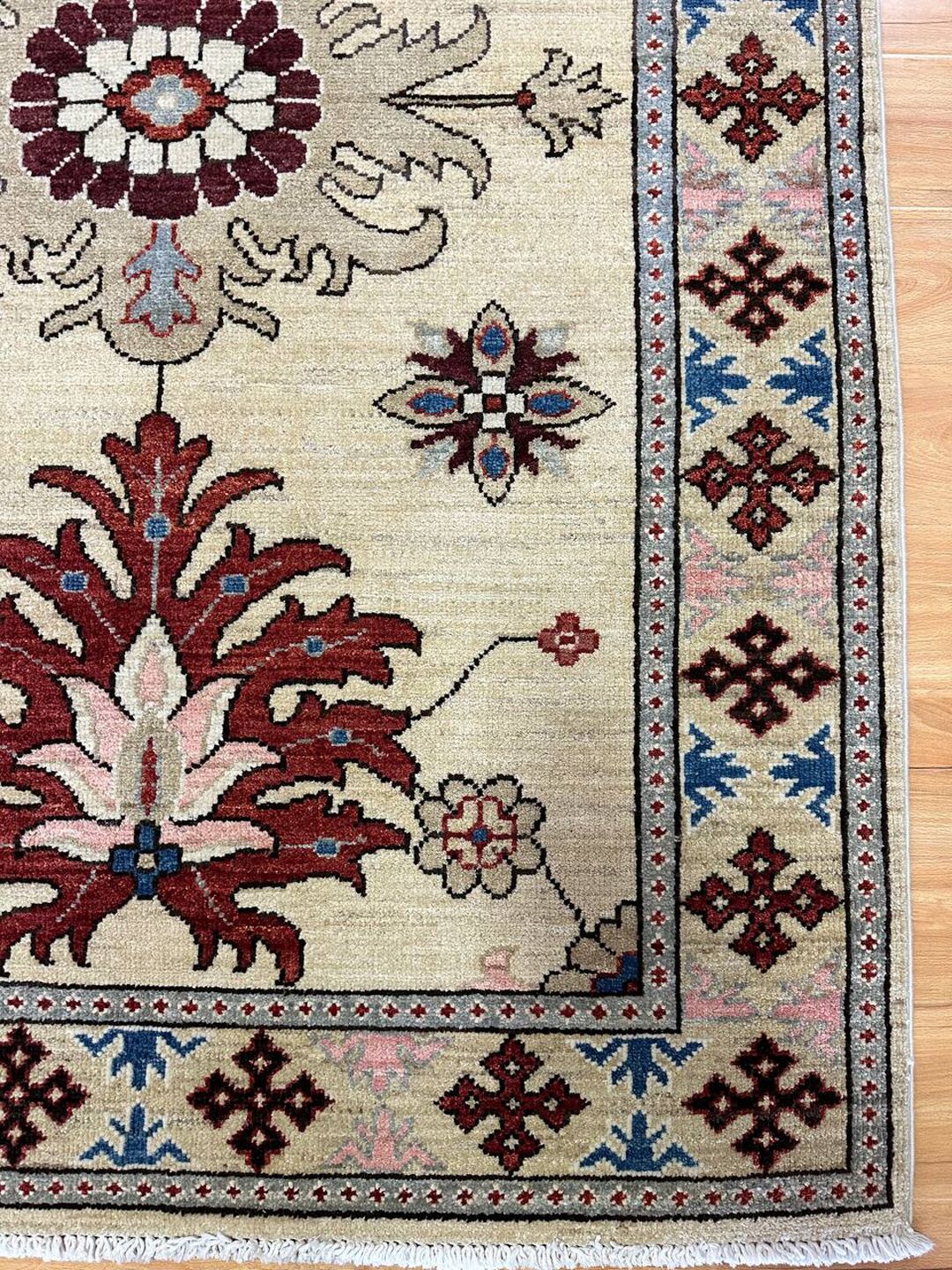 1.8x1.2M Afghan Kazak Rug - Image 3