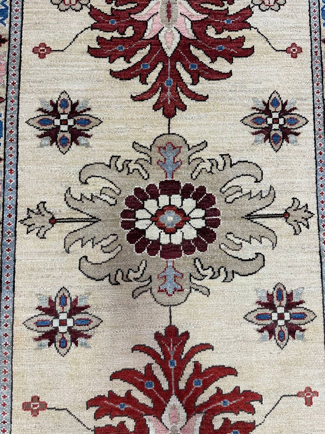 1.8x1.2M Afghan Kazak Rug - Image 4