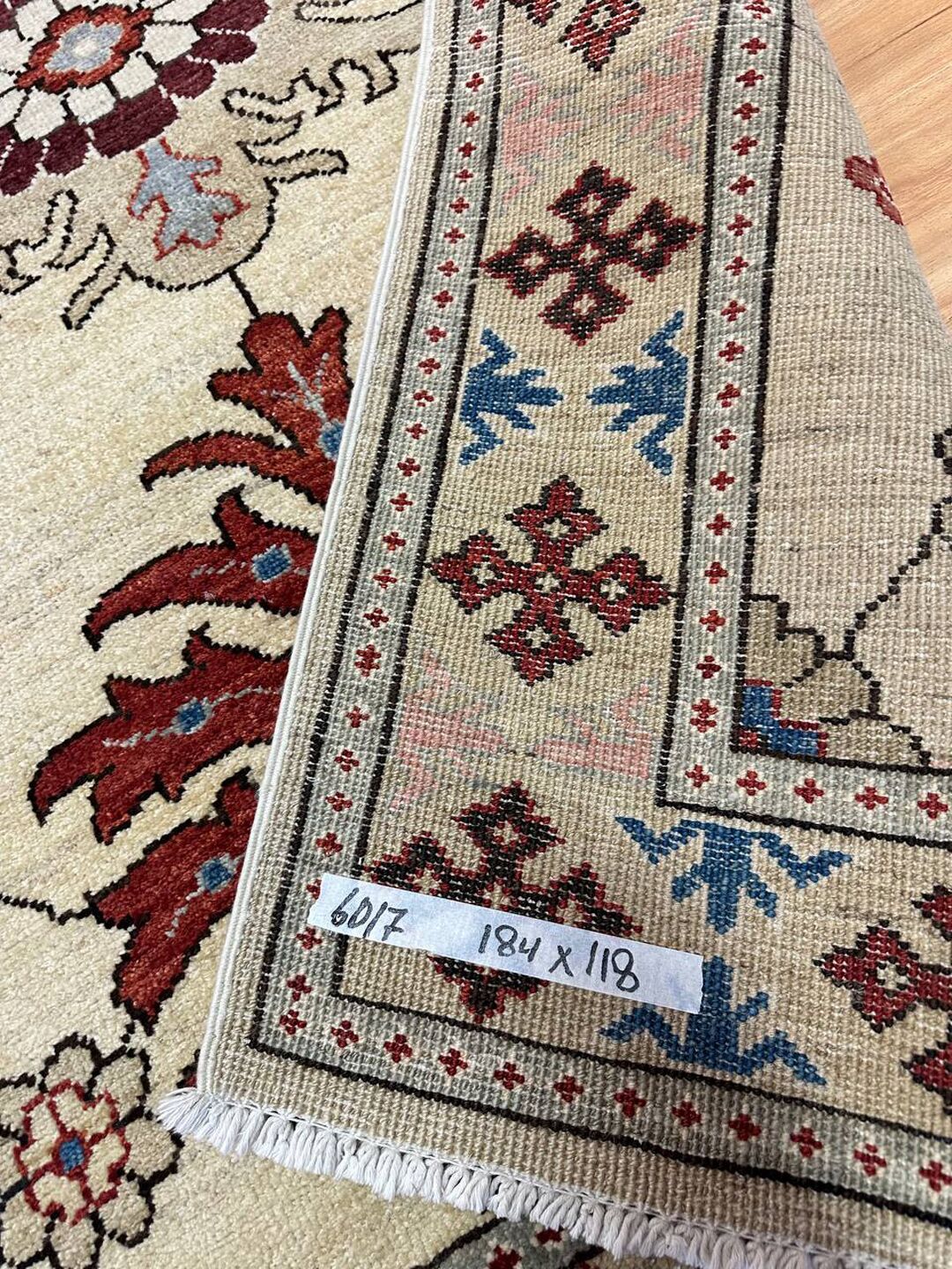 1.8x1.2M Afghan Kazak Rug - Image 8