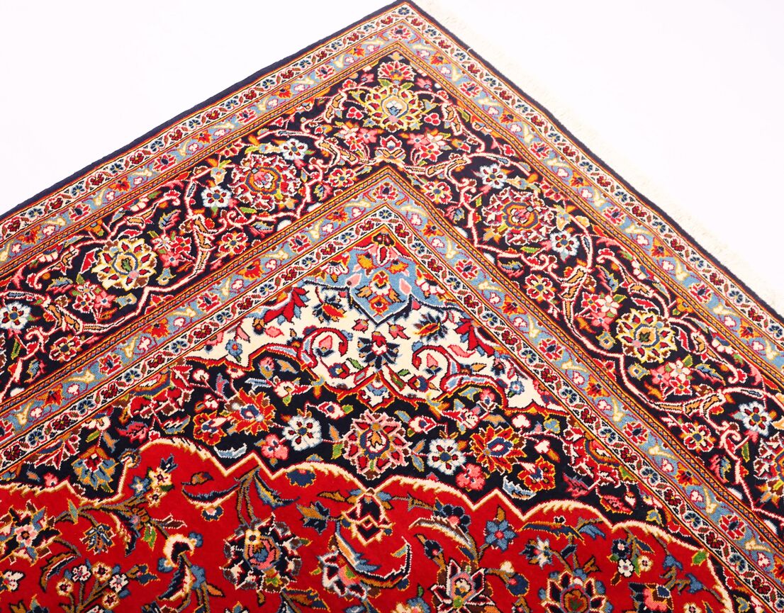 3.2x2.2M Signed Traditional Persian Kashan Rug - Image 2