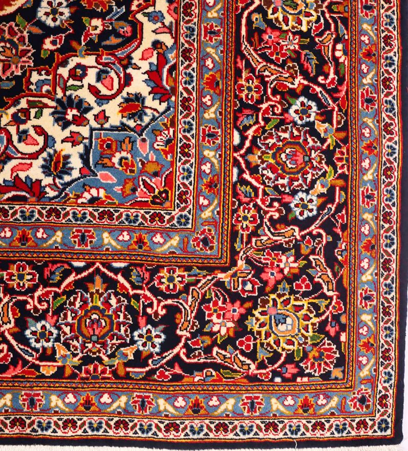 3.2x2.2M Signed Traditional Persian Kashan Rug - Image 3