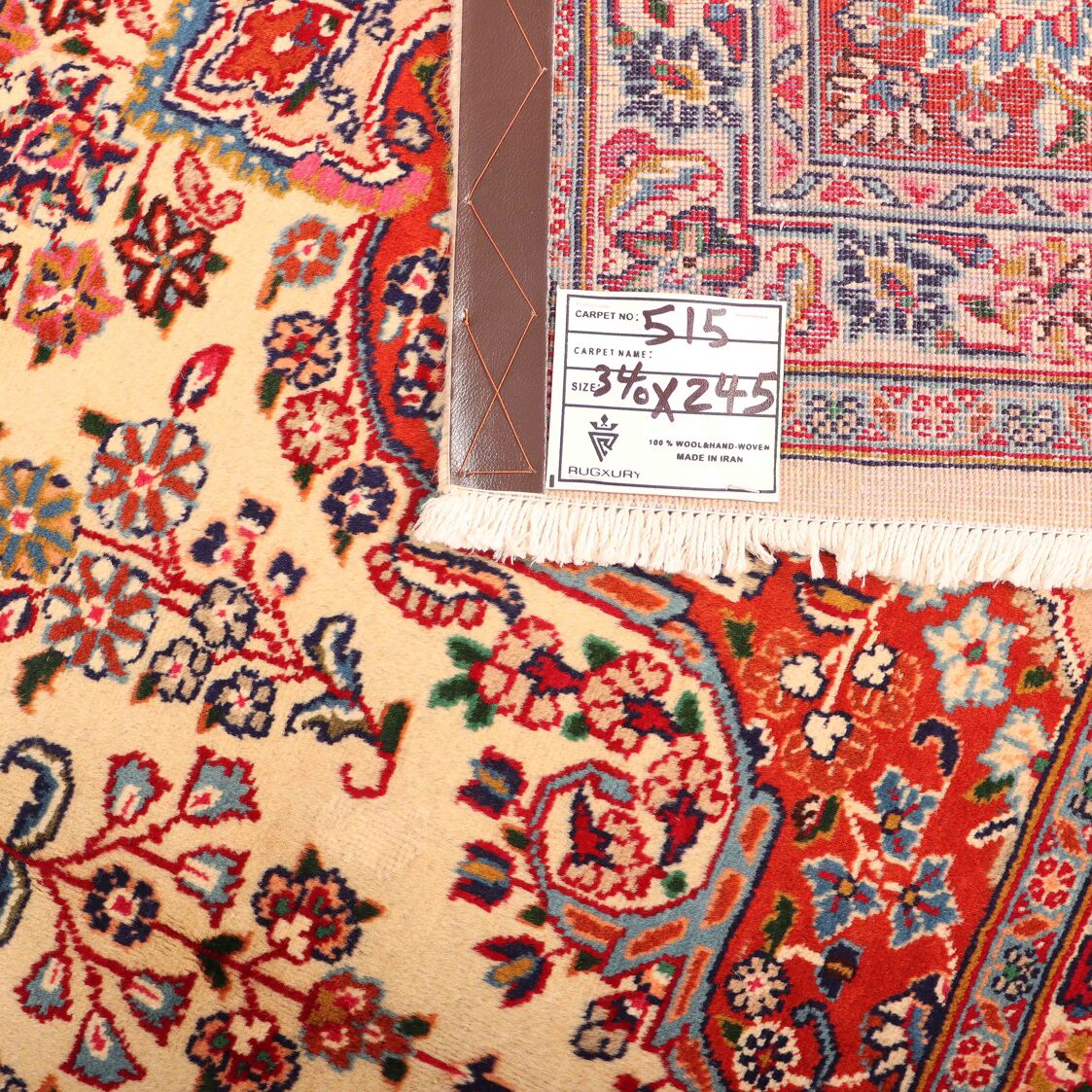 3.4x2.4M Classic Persian Sabzevar Rug - Image 6